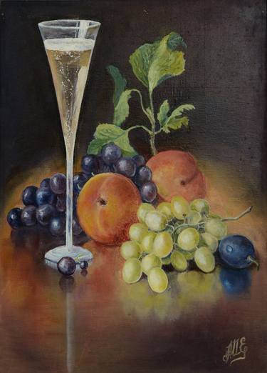 still life with champagne thumb