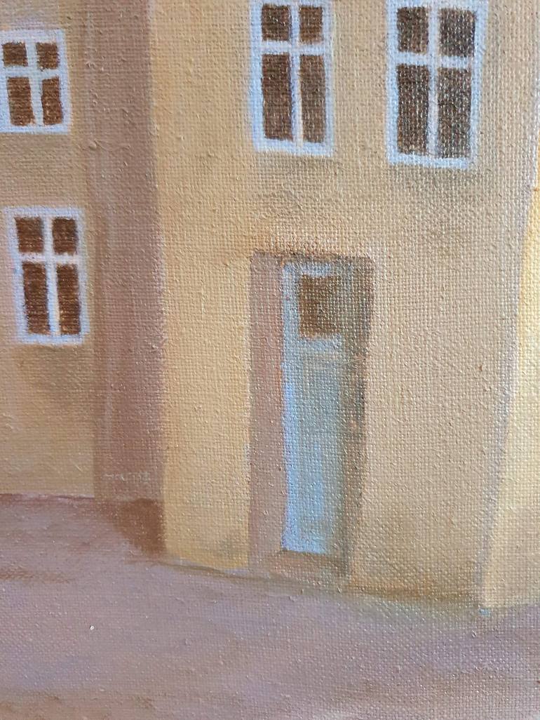 Original Architecture Painting by Claire Mesnil