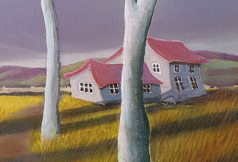 Original Contemporary Landscape Painting by Claire Mesnil