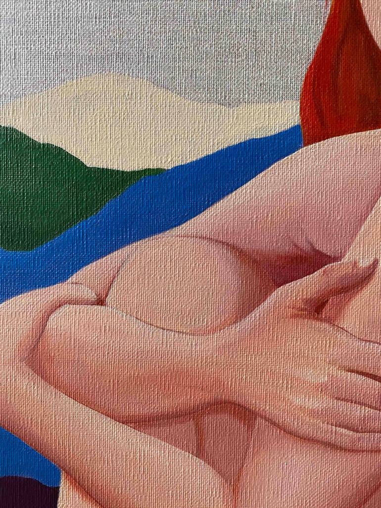 Original Figurative Women Painting by Myriam Achour Soumati