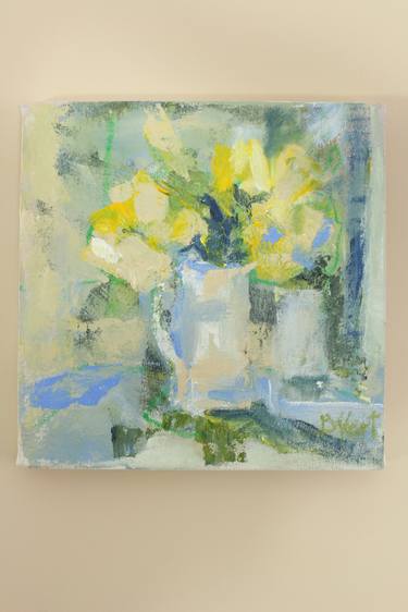 Original Abstract Expressionism Floral Paintings by Barbara Hart