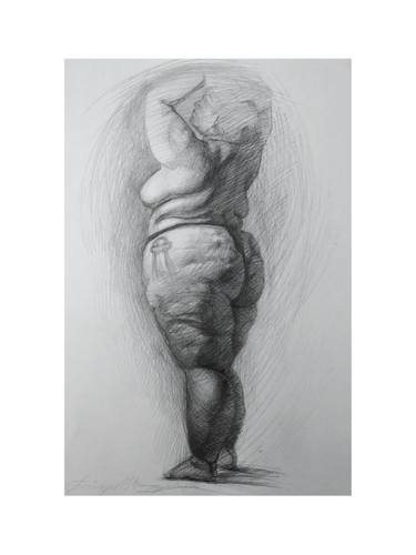Print of Realism Nude Drawings by Dmytro Motrii