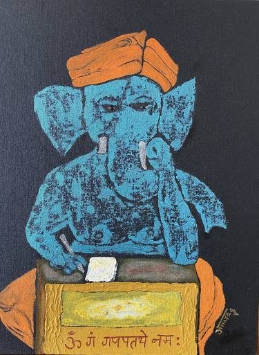 Print of Abstract Expressionism Religion Paintings by Anurag Anand