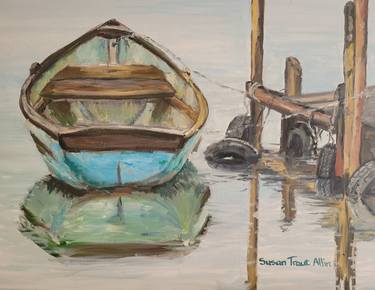 Original Impressionism Boat Paintings by Susan Allin