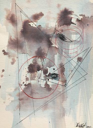 Original Abstract Painting by Elçin Topçu