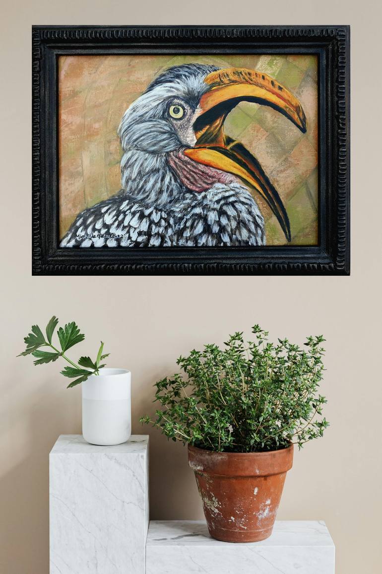 Original Expressionism Animal Painting by Michelle Gates