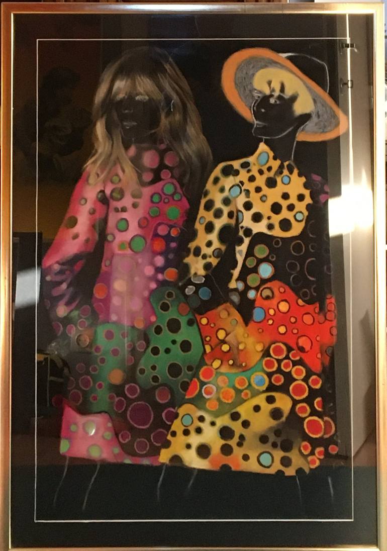 Original Fashion Painting by Marc Mortier
