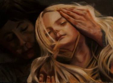 Original Figurative Love Paintings by Marc Mortier