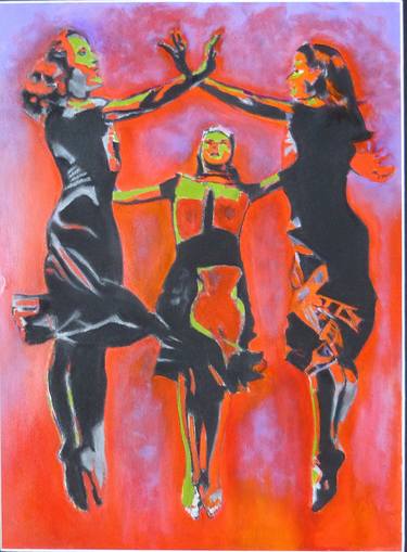 Original Expressionism Performing Arts Paintings by Marc Mortier