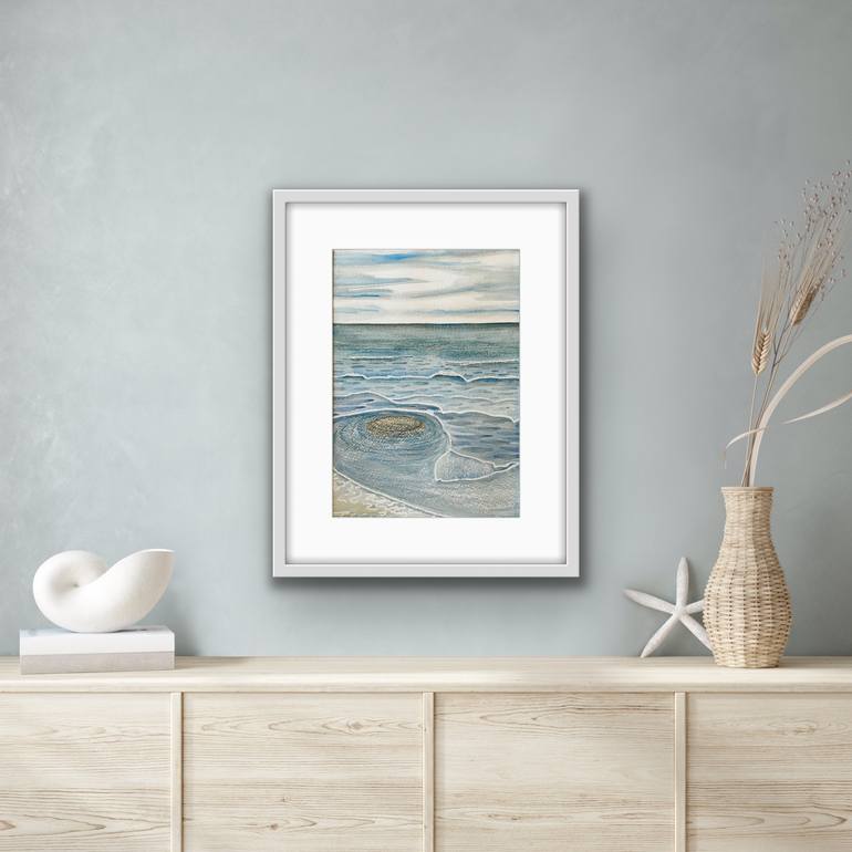 Original Contemporary Seascape Painting by Jean Tarran