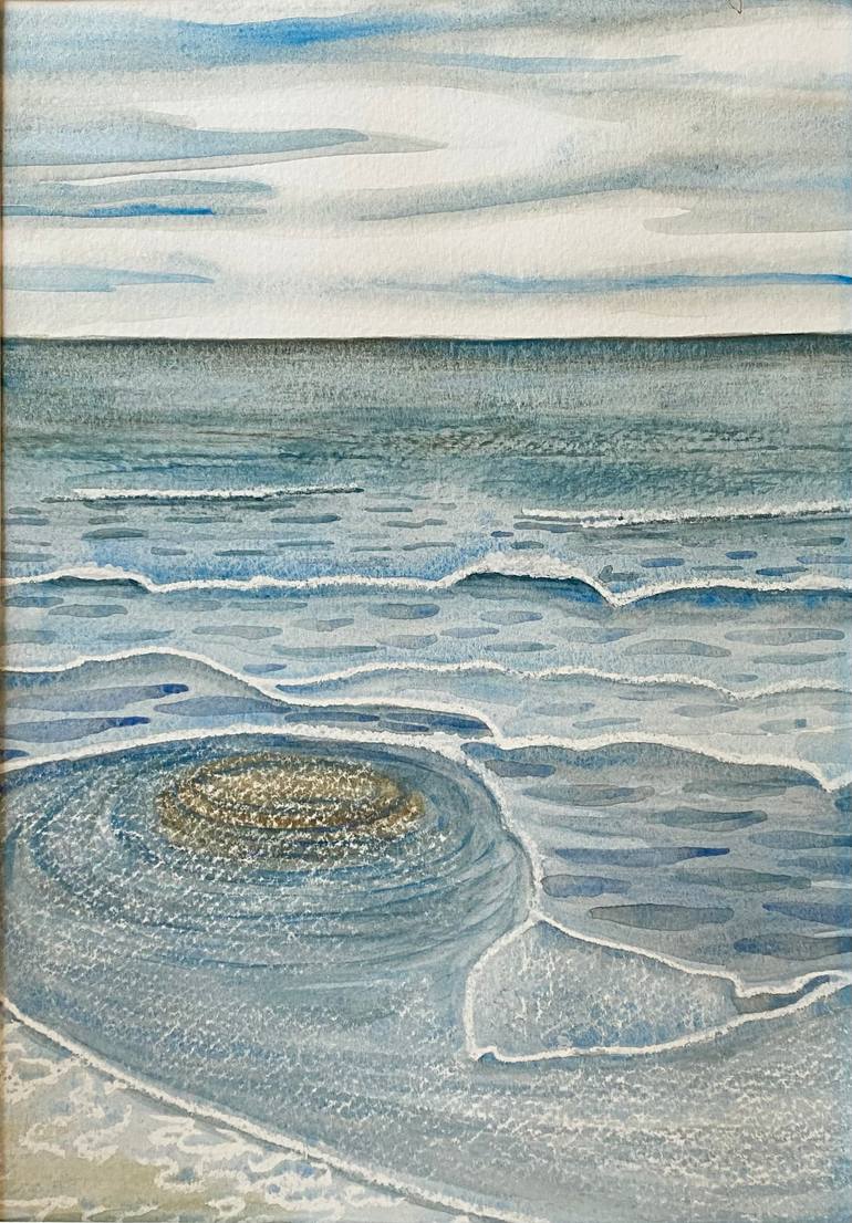 Original Contemporary Seascape Painting by Jean Tarran