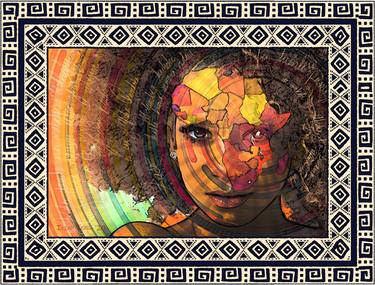 Saatchi Art Artist ILIAD TERRA; Mixed Media, “Spirit of Women Supporting Men” #art
