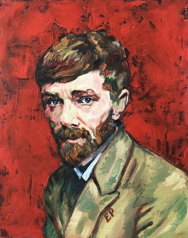 Portrait of DH Lawrence thumb