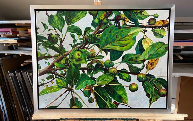 Original Impressionism Nature Painting by Kristina Nelson