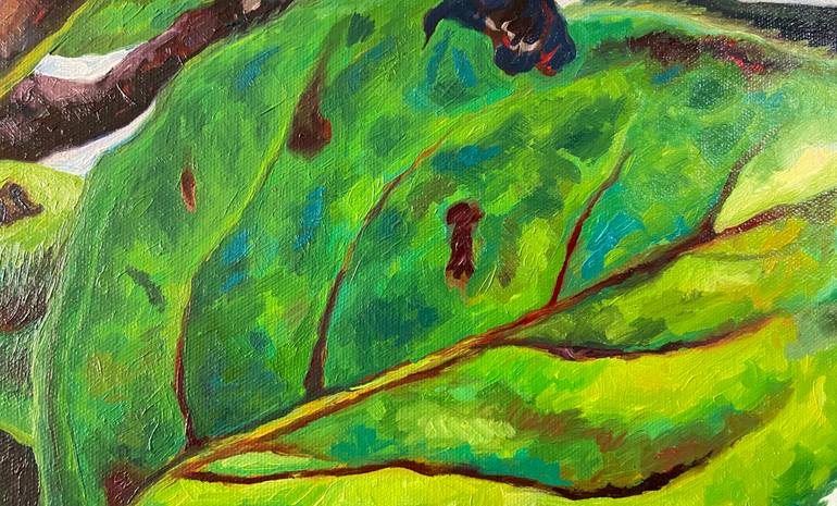 Original Impressionism Nature Painting by Kristina Nelson
