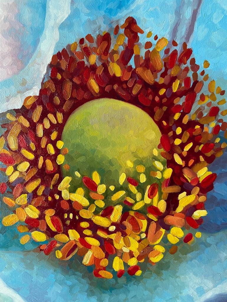 Original Impressionism Floral Painting by Kristina Nelson