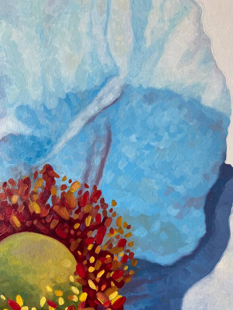 Original Impressionism Floral Painting by Kristina Nelson