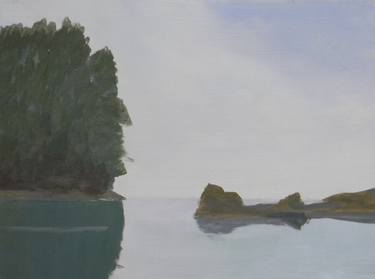 Original Impressionism Seascape Paintings by Charles Stewart