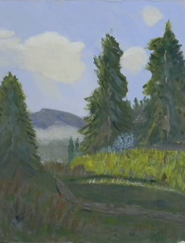 Original Impressionism Landscape Paintings by Charles Stewart