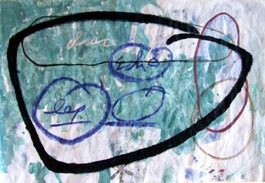 Original Abstract Graffiti Painting by Emily Brewton Schilling