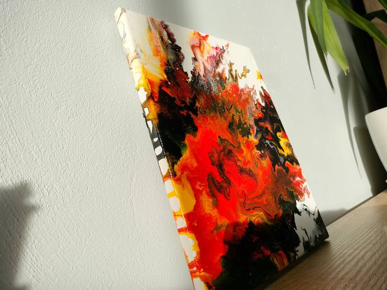 Original Abstract Expressionism Abstract Painting by Joanna Szydełko