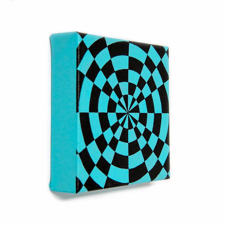 Original Abstract Geometric Painting by Charlotte Schembri