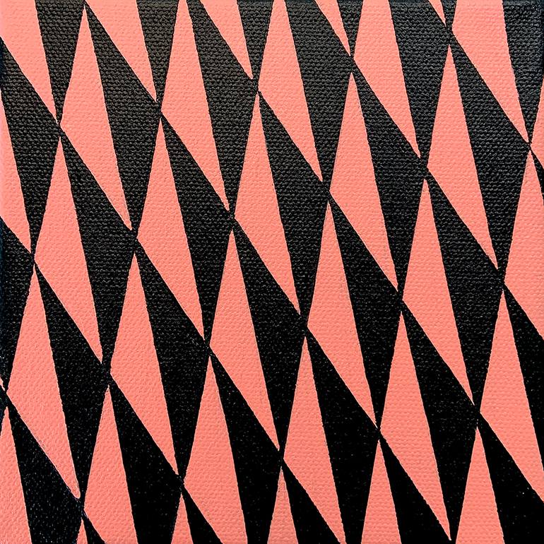 Original Abstract Geometric Painting by Charlotte Schembri