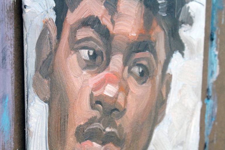 Original Portrait Painting by Kenney Mencher