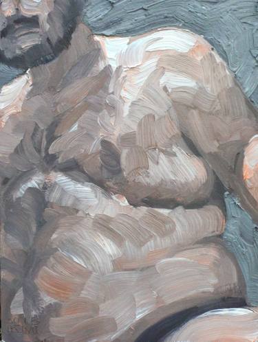 Saatchi Art Artist Kenney Mencher; Paintings, “Bearotica, 9x12 inches oil on canvas panel by KennEy Mencher” #art