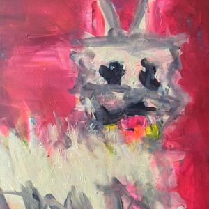 Dog on canvas #1