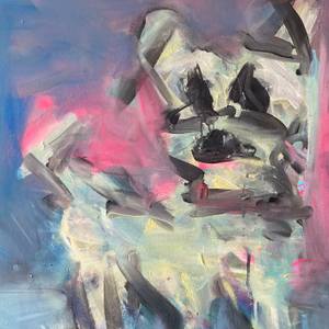 Dog on canvas #2