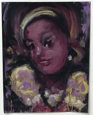 Original Expressionism Women Paintings by Karen Thomas