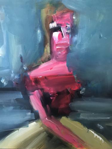 Original Figurative Cinema Paintings by Karen Thomas