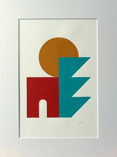 Original Geometric Drawings by Guy Cardon