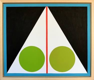 Original Abstract Geometric Paintings by Guy Cardon