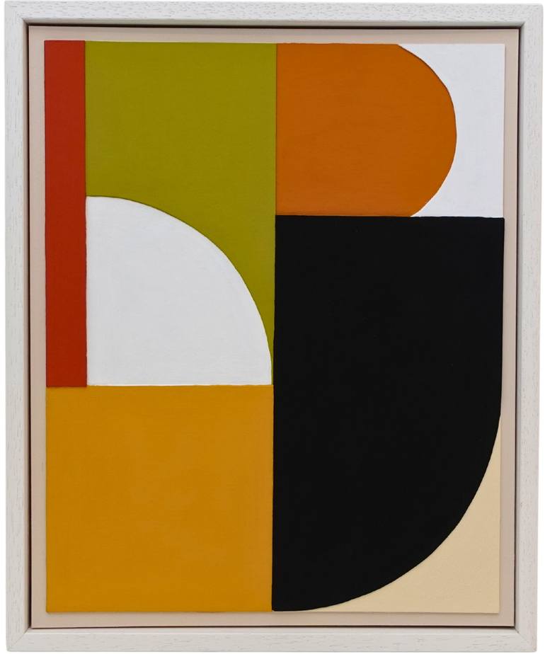Original Abstract Geometric Paintings by Guy Cardon
