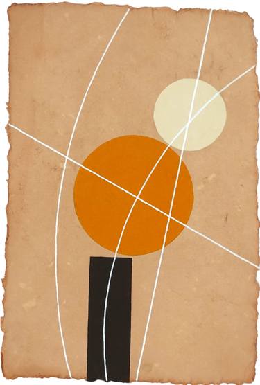 Print of Abstract Geometric Drawings by Guy Cardon