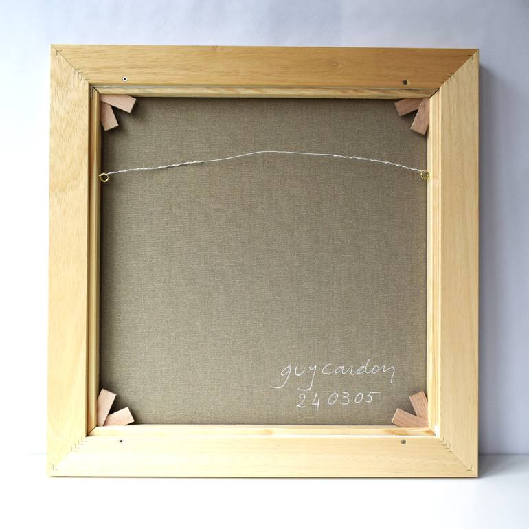 Original Abstract Geometric Painting by Guy Cardon