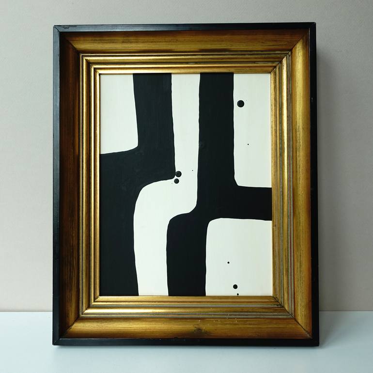 Original Abstract Expressionism Abstract Painting by Guy Cardon