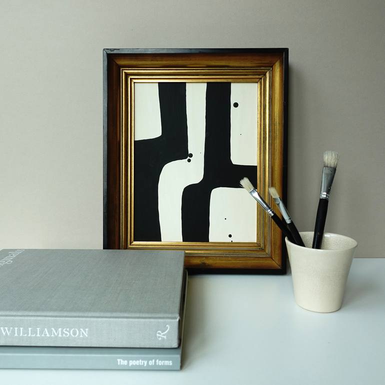 Original Abstract Expressionism Abstract Painting by Guy Cardon