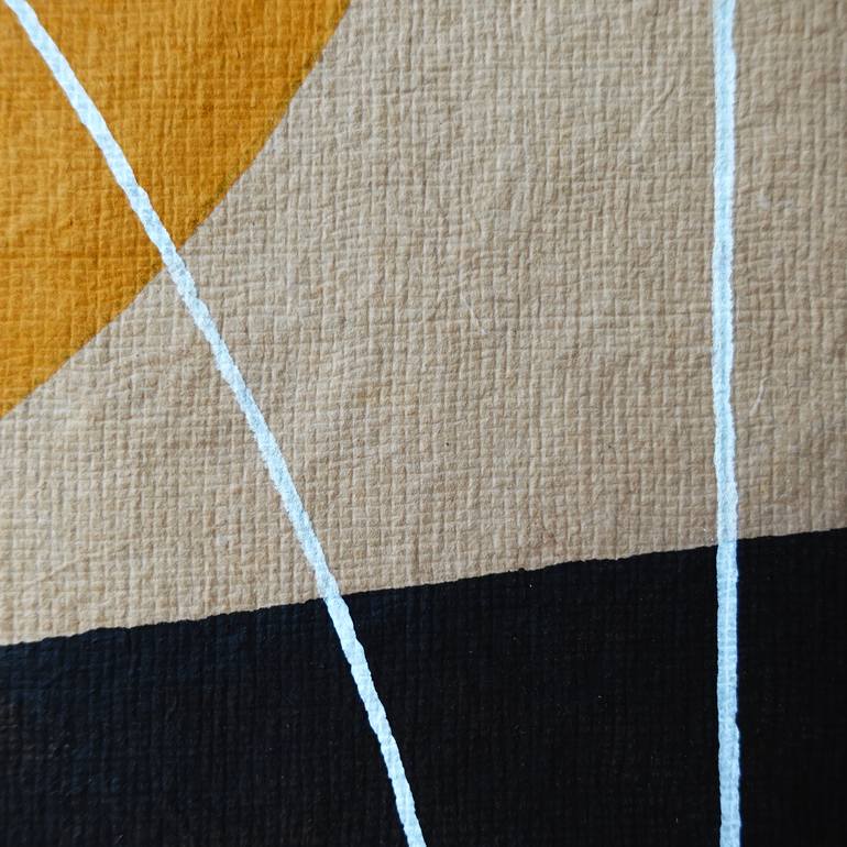 Original Art Deco Abstract Painting by Guy Cardon