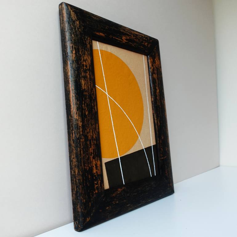 Original Art Deco Abstract Painting by Guy Cardon
