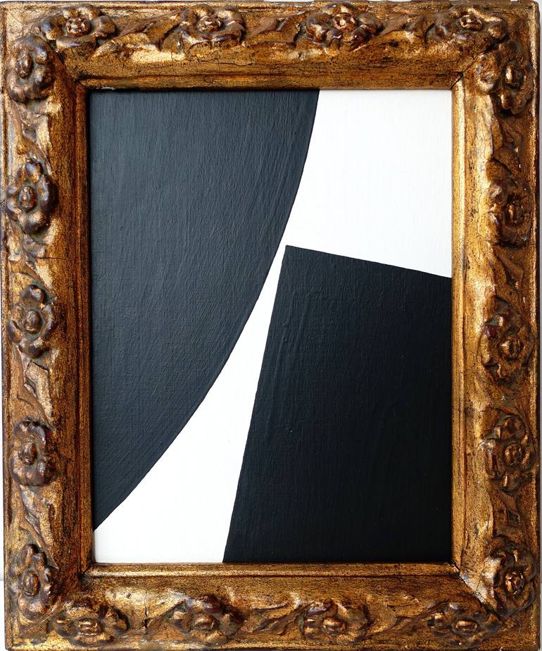 Original Black & White Abstract Paintings by Guy Cardon