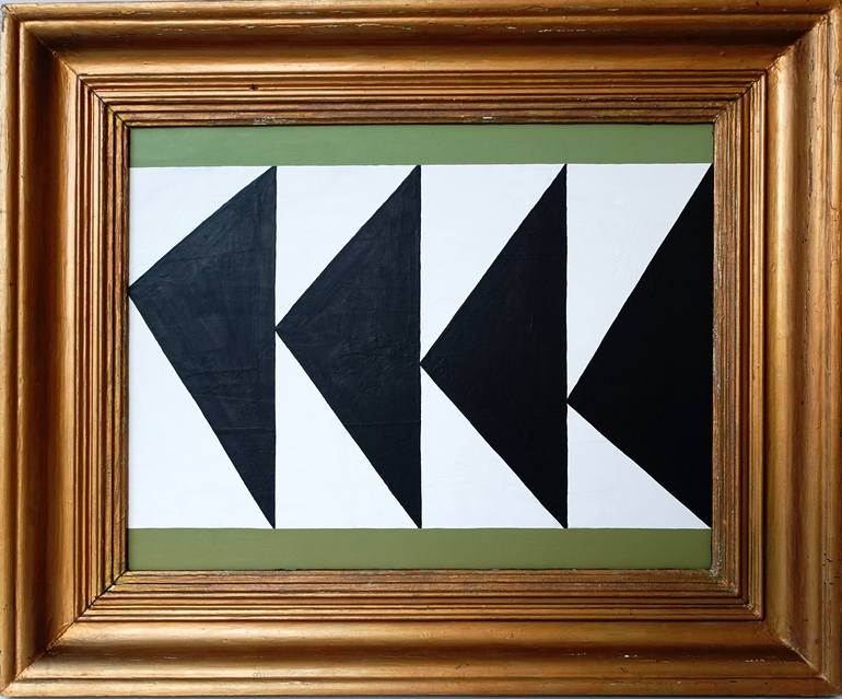 Original Black & White Abstract Paintings by Guy Cardon