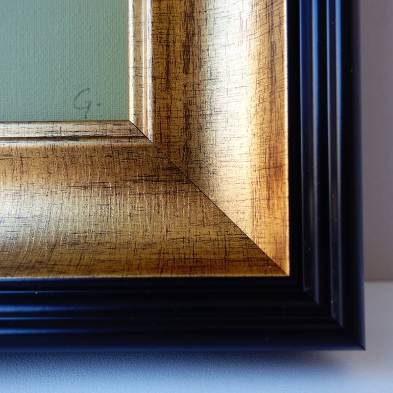 Original Black & White Abstract Painting by Guy Cardon