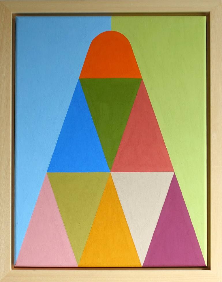 Original Art Deco Abstract Paintings by Guy Cardon