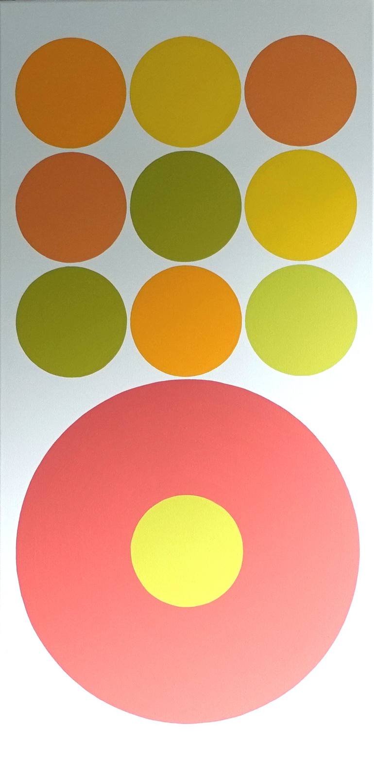 Original Art Deco Abstract Paintings by Guy Cardon
