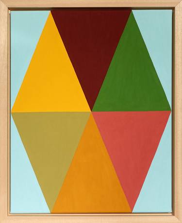 Original Geometric Paintings by Guy Cardon