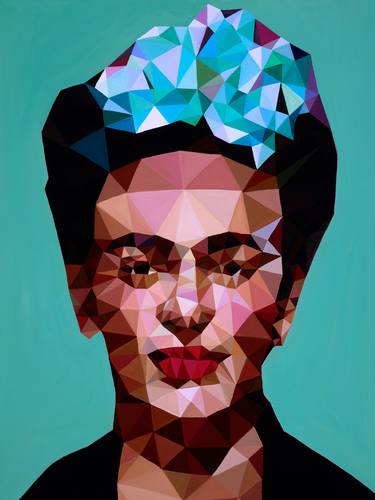 LTD ED PRINTS - Emerald Frida  | ORIG HAND SIGNED ARTIST PROOF thumb