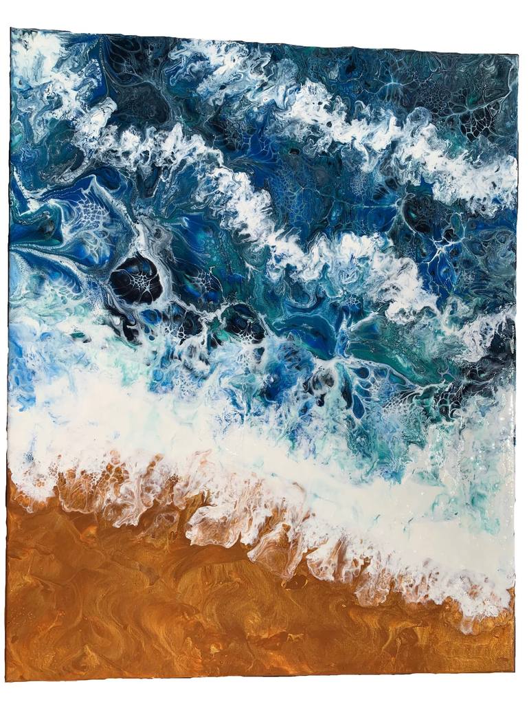 Waves of changes Painting by Dina Galina | Saatchi Art